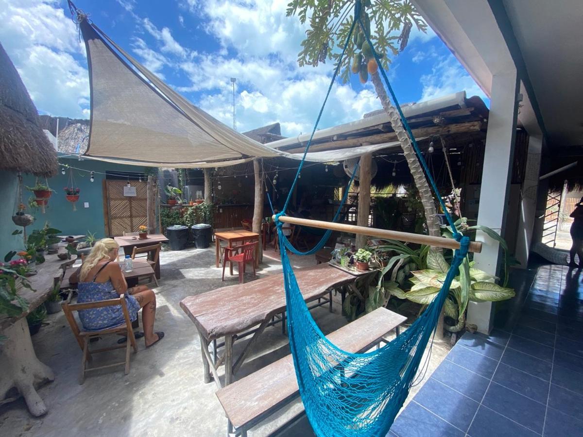 Barco Verde Hostel Ilha Holbox Exterior foto