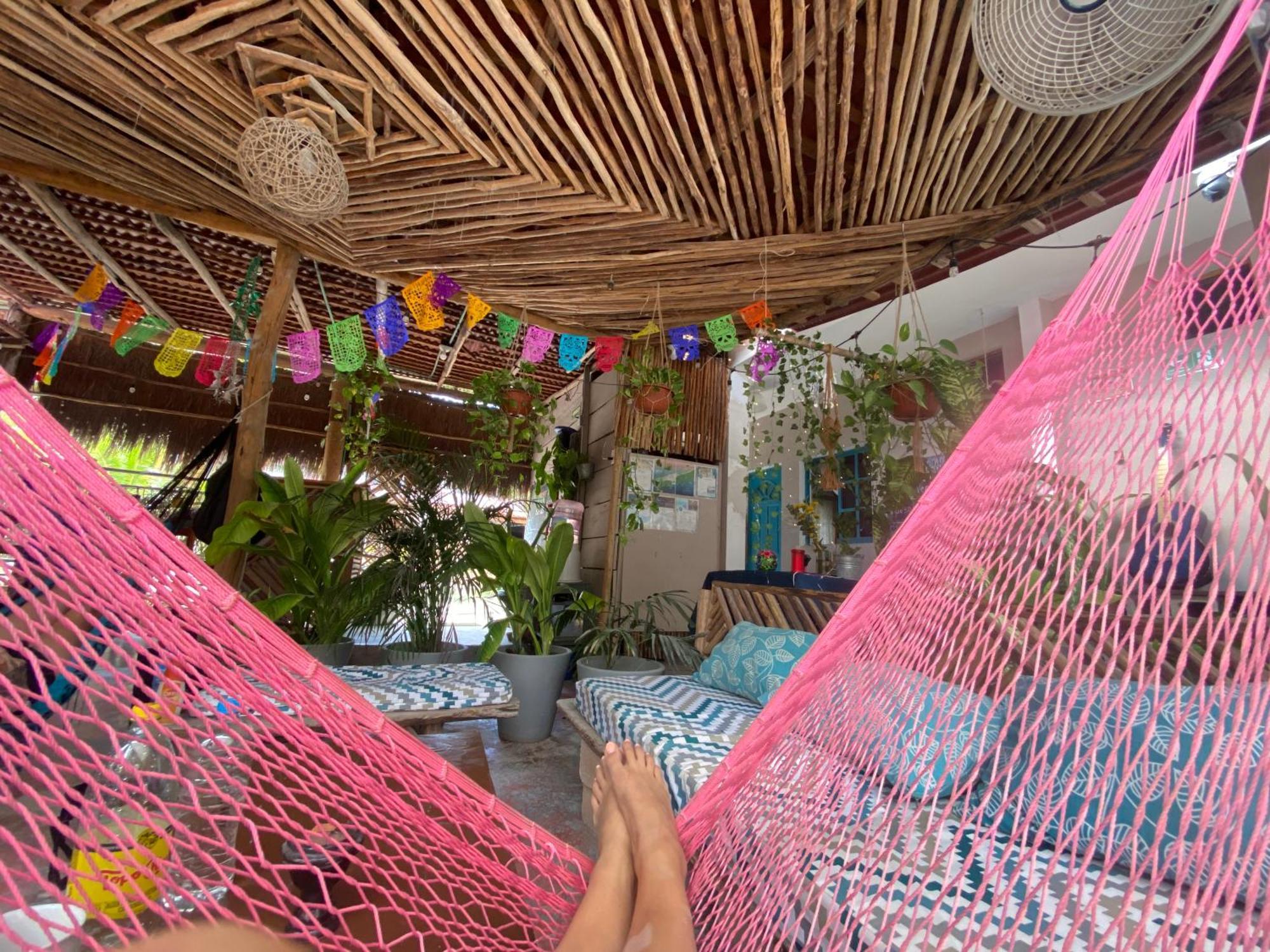 Barco Verde Hostel Ilha Holbox Exterior foto